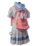 Pokemon Ultra Sun and Ultra Moon Lillie White and Blue Cosplay Costume 3