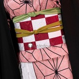 Kimetsu no Yaiba Demon Slayer Nezuko Kamado Kimono Cosplay Costume