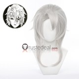Kimetsu no Yaiba Tengen Uzui Rui Akaza Grey White Red Cosplay Wigs