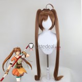 The Legend of Heroes Eliot Craig Frederica Greenhill Estelle Bright Fie Clausell Red Brown White Styled Cosplay Wig