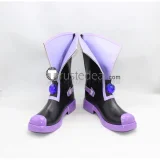 Hyperdimension Neptunia Neptune Purple Black Overcoat Cosplay Costume