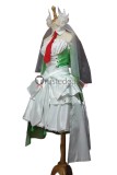 Gijinka Gardevoir White Green Cosplay Costume
