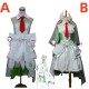 Gijinka Gardevoir White Green Cosplay Costume