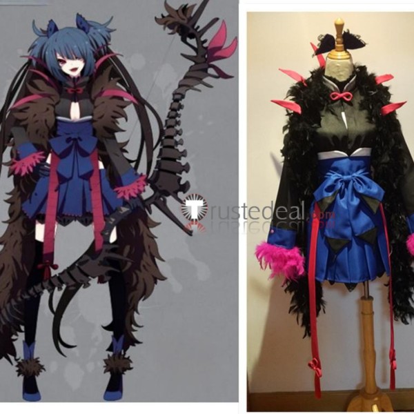 Pokemon Gijinka Hydreigon Cosplay Costume