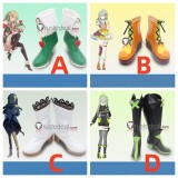 Project Sekai Colorful Stage PJSK Wonderlands x Showtime WxS World Link Crown of Suit Kusanagi Nene Black White Orange Green Cosplay Shoes Boots