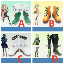 Project Sekai Colorful Stage PJSK Wonderlands x Showtime WxS World Link Crown of Suit Kusanagi Nene Black White Orange Green Cosplay Shoes Boots