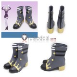 Project Sekai Colorful Stage PJSK Wonderlands x Showtime Kusanagi Nene Black Brown Grey Cosplay Shoes Boots