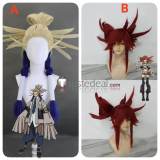 Gachiakuta Riyo Reaper Tamsy Caines Blonde Red Styled Cosplay Wig 2