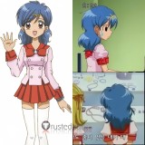 Mermaid Melody Sara Orange Black Hanon Blue Styled Cosplay Wig