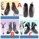 Project Sekai Colorful Stage PJSK Wonderlands x Showtime Kusanagi Nene Black Brown Grey Cosplay Shoes Boots