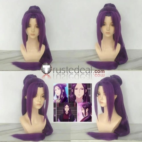 Kusuriya no Hitorigoto The Apothecary Diaries Ah Duo Purple Hanfu Dress Cosplay Costume