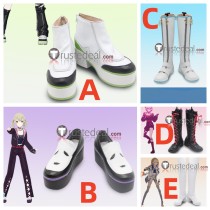 Project Sekai Colorful Stage PJSK Vivid BAD SQUAD Azusawa Kohane ULTRA C 2nd Anniversary Black White Cosplay Shoes Boots