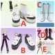 Project Sekai Colorful Stage PJSK Vivid BAD SQUAD Azusawa Kohane ULTRA C 2nd Anniversary Black White Cosplay Shoes Boots