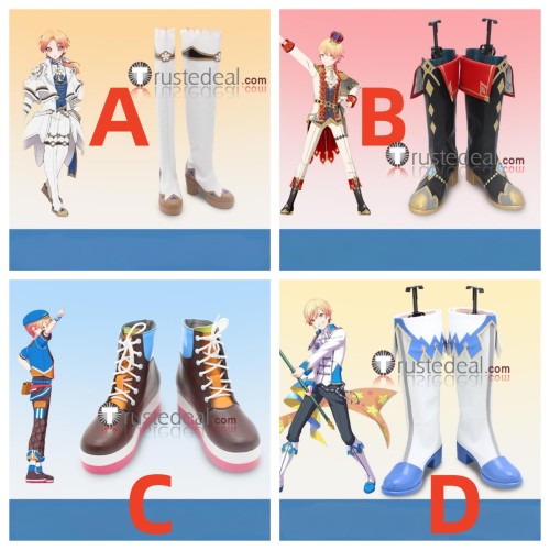 Project Sekai Colorful Stage PJSK Wonderlands x Showtime Tenma Tsukasa Black White Pink Brown Cosplay Shoes Boots