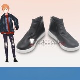 Project Sekai Colorful Stage PJSK ﻿Shinonome Akito Aoyagi Toya 4th Anniversary Kagamine Len Tenma Tsukasa Black Grey White Cosplay Shoes Boots