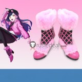 Project Sekai Colorful Stage PJSK Vivid BAD SQUAD Shiraishi An Black White Pink Cosplay Shoes Boots