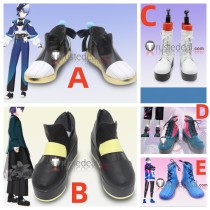 Project Sekai Colorful Stage PJSK Vivid BAD SQUAD Aoyagi Toya Blue White Cosplay Shoes Boots