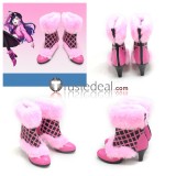 Project Sekai Colorful Stage PJSK Vivid BAD SQUAD Shiraishi An Black White Pink Cosplay Shoes Boots