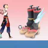 Project Sekai Colorful Stage PJSK Wonderlands x Showtime Tenma Tsukasa Colorful Live 2nd Will 3rd Anniversary Black White Blue Cosplay Shoes Boots