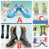 Project Sekai Colorful Stage PJSK WSWL Wonderlands x Showtime Kusanagi Nene 4th Anniversary Black Blue White Brown Cosplay Shoes Boots