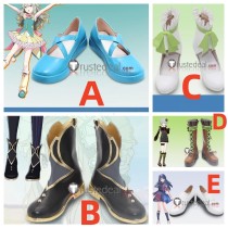 Project Sekai Colorful Stage PJSK WSWL Wonderlands x Showtime Kusanagi Nene 4th Anniversary Black Blue White Brown Cosplay Shoes Boots