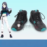 Project Sekai Colorful Stage PJSK Vivid BAD SQUAD Shiraishi An Black White Pink Cosplay Shoes Boots