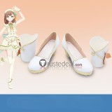 Project Sekai Colorful Stage MORE MORE JUMP! Hanasato Minori White Brown Cosplay Shoes Boots