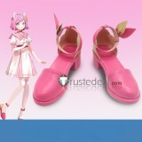 Project Sekai Colorful Stage PJSK Wonderlands x Showtime WxS World Link Crown of Suit Otori Emu White Pink Cosplay Shoes Boots