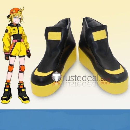 Vocaloid Kagamine Rin Len Magical Mirai 2023 2024 14th Anniversary Cosplay Shoes Boots