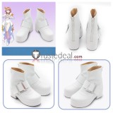 Project Sekai Colorful Stage MORE MORE JUMP! Hanasato Minori White Brown Cosplay Shoes Boots