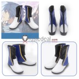 Vocaloid Kaito Project Sekai Colorful Stage PJSK Clown Blue Brown White Cosplay Shoes Boots