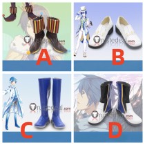 Vocaloid Kaito Project Sekai Colorful Stage PJSK Clown Blue Brown White Cosplay Shoes Boots