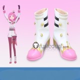 Project Sekai Colorful Stage PJSK Wonderlands x Showtime WxS World Link Crown of Suit Otori Emu White Pink Cosplay Shoes Boots
