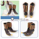 Vocaloid Kaito Project Sekai Colorful Stage PJSK Clown Blue Brown White Cosplay Shoes Boots