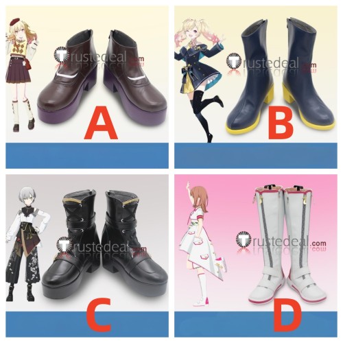 Project Sekai Colorful Stage PJSK Leo/need Hoshino Ichika Tenma Saki Mochizuki Honami Hinomori Shiho 2nd Anniversary Hanasato Minori Cosplay Shoes Boots