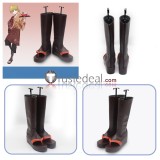 Vocaloid Kagamine Rin Len Magical Mirai Circus PJSK Project Diva X Burning Stone Black Cosplay Shoes Boots