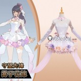Overwatch 2 Kiriko Hydrangea Legendary Skin White Wedding Dress Cosplay Costume
