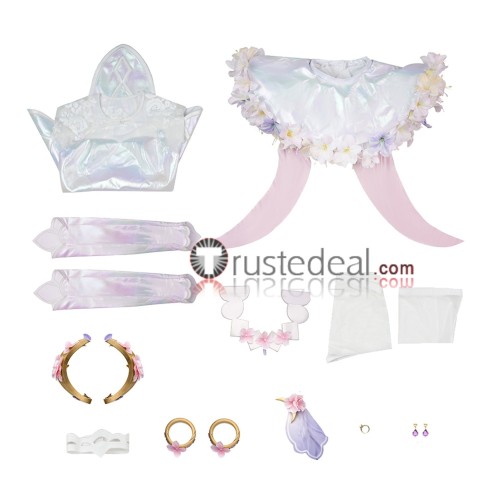 Overwatch 2 Kiriko Hydrangea Legendary Skin White Wedding Dress Cosplay Costume