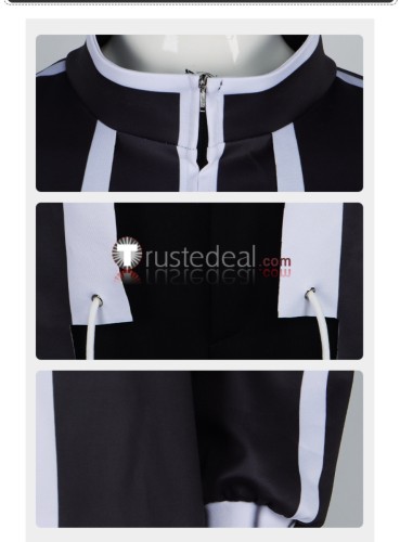 Tougen Anki Legend of the Cursed Blood Rasetsu Academy Female Male Black Uniform Cosplay Costume