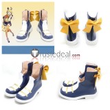 Vocaloid Kagamine Rin 10th Anniversary Magical Mirai 2024 The Raccoon Black White Cosplay Shoes Boots