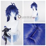 Genshin Impact Charlotte Furina Focalors Flins Silver Blue Pink Cosplay Wig
