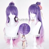 Overwatch 2 Kiriko Hydrangea Legendary Skin Purple Pink Highlight Cosplay Wig