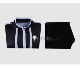 Tougen Anki Legend of the Cursed Blood Rasetsu Academy Female Male Black Uniform Cosplay Costume