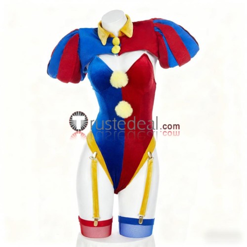 The Amazing Digital Circus Pomni Jester Clown Halloween Cosplay Costume