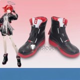 Arknights Priestess Lemuen Lappland Black Silver Cosplay Shoes Boots