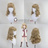 YuruYuri Sakurako Ohmuro Chinatsu Brown Yoshikawa Pink Ponytails Cosplay Wigs