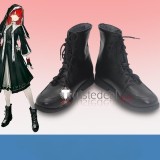 Arknights Priestess Lemuen Lappland Black Silver Cosplay Shoes Boots