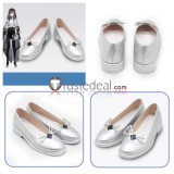 Arknights Priestess Lemuen Lappland Black Silver Cosplay Shoes Boots