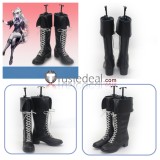 Arknights Priestess Lemuen Lappland Black Silver Cosplay Shoes Boots