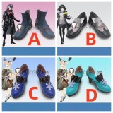 Arknights Ascalon Viviana Edministrator Blue Grey Cosplay Shoes Boots